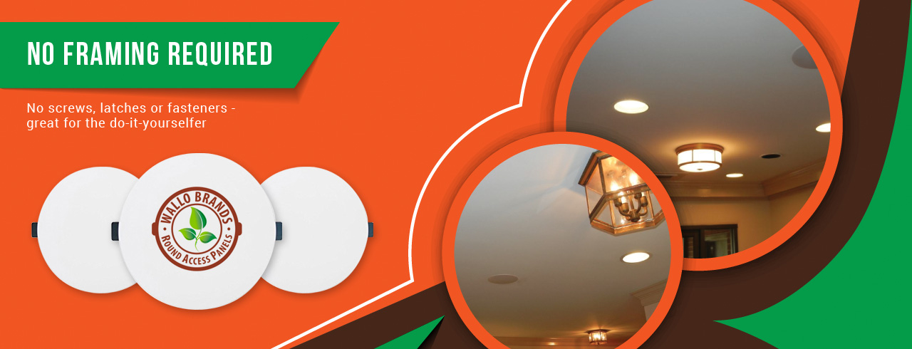Wallo Round Access Panels For Drywall Ceilings And Walls