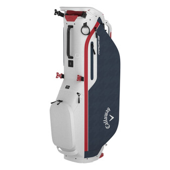 Callaway 2024 Fairway C Golf Stand Bag White Navy Red