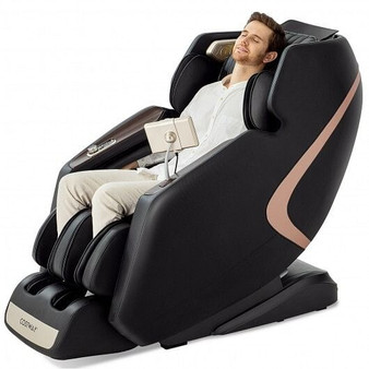 Enjoyment 13 - 3D SL-Track Full Body Zero Gravity Massage Chair with Thai Stretch-Black