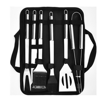 Bbq Barbecue Tools Set Stainless Steel Outdoor Barbecue Tools Combination Set Of Cloth And Tianjin 