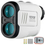 VEVOR Golf Rangefinder, 650 Yards Laser Golfing Hunting Range Finder, 6X Magnification Distance Mea