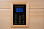 Low EMF Front door with heating panel One people Hemlock Far-infrared Indoor sauna room