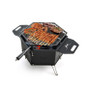 Portable Charcoal Grill Stove Rotatable with Foldable Body and Legs with Handles