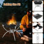 Outdoor Travel Portable 3-in-1 Camping Campfire Grill