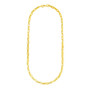 Size: 24'' - 14k Yellow Gold Mens Paperclip Chain Necklace