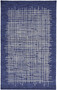 10' X 14' Blue And Ivory Wool Plaid Tufted Handmade Stain Resistant Area Rug