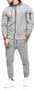 Mens 2 Piece Tracksuit Zipper Hoodie Pants Athletic Tracksuits Casual Hooded Outdoor Sport Suits