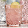 Libbey 5632/AB2X0F Hobstar 12 oz. Double Old-Fashioned Glass, Blush