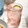 Libbey 5632/AB2X0F Hobstar 12 oz. Double Old-Fashioned Glass, Blush