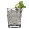 Libbey 5632/AK7P2M Hobstar 12 oz. Double Old-Fashioned Glass, Graphite