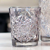 Libbey 5632/AK7P2M Hobstar 12 oz. Double Old-Fashioned Glass, Graphite