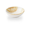 Churchill TDGDBSB91 Inked Tide 9 oz. Shallow Bowl, Ceramic, Gold - 12/Case