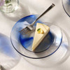 Libbey W842 Watercolor Blue 7.5" Salad Plate, Glass - 12/Case