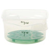 Cambro 2RGSFPDPP265 FreshPro CamRounds 2 & 4 Qt. Drain Shelf, Green - 6/Case