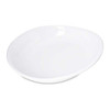 Carlisle 5300502 Stadia 11-1/2" Oblong Pasta Plate, Melamine, White - 12/Case