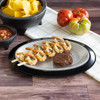 Service Ideas RO128BLCAC Thermo Plate Large Oval Holder and Cast Insert, Black, Aluminum