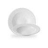 Churchill WHVINRSB1 Viana 17.5 oz. Rimmed Bowl, Ceramic, White - 12/Case