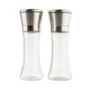 Tablecraft 12836 6 oz. Salt & Pepper Mill Set, Glass - 2/Set
