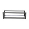 Eastern 833LB Lighted Levels 6"H Narrow, Short Rectangular LED Lit Riser Stand, Black, SS
