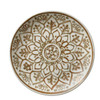 Libbey 803122141000402 Soulmate 8" Round, Coupe Plate, Sienna - 6/Case