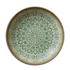 Libbey 803132541000401 Soulmate 9" Round, Deep, Coupe Plate, Jade - 6/Case
