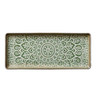 Libbey 803213541000401 Soulmate 13" Rectangular Platter, Jade - 6/Case