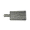 Tablecraft 12450 Smokehouse 16-1/2" x 7" Serving Paddle, Melamine, Gray