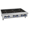 Imperial IHPA-6-36 Pro Series 36" Gas Hot Plate, 6 Burner, 192,000 BTU