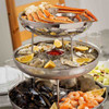 Tablecraft 12913 Seafood Tower 3-Tier, Double Wall, Round, SS