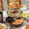 Tablecraft 12913 Seafood Tower 3-Tier, Double Wall, Round, SS