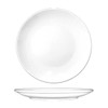 International Tableware TN-16 Torino 10" Round Coupe Plate, Porcelain, White - 24/Case