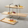 American Metalcraft LRP18 Lyselle 17-3/4" x 8-3/4" Serving Board, Maple Wood
