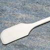 Matfer Bourgeat 113501 Exoglass 13-3/4" High Temp Flat Beveled Spatula, White