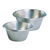 Matfer Bourgeat 702622 Stainless Steel Flat Bottom Mixing Bowl, 8 3/4"