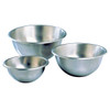 Matfer Bourgeat 703020 Stainless Steel Hemispherical Mixing Bowl, 8"