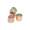 Matfer Bourgeat 340415 1-1/8" Cannelé Mold, Fluted, Copper
