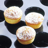 Matfer Bourgeat 336045 Demarle Flexipan Origine Muffin/Cupcake Mold Sheet, 3", 24 cavities