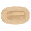 Matfer Bourgeat 118502 Banneton Willow Proofing Basket, Oval, 9-1/2"