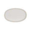 Cal-Mil 26143-711-103 Cove 11" x 7" Ivory Platter