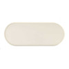 Cal-Mil 26107-208-103 Arista 20" x 8" Oval Platter, Melamine, Ivory