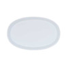 Cal-Mil 26143-711-15 Cove 11" x 7" White Platter
