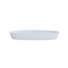 Cal-Mil 26143-711-15 Cove 11" x 7" White Platter
