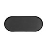 Cal-Mil 26107-208-13 Arista 20" x 8" Oval Platter, Melamine, Black