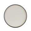 Cal-Mil 22017-8-13103 Hudson 8" Black and Ivory Plate