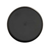 Cal-Mil 26107-6-13 Arista 6" Raised Rim Plate, Melamine, Black