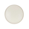 Cal-Mil 26131-10-139 Sorelle 10" Raised Rim White and Ivory Speckle Plate
