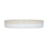 Cal-Mil 26131-10-139 Sorelle 10" Raised Rim White and Ivory Speckle Plate