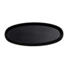 Cal-Mil 26143-922-13 Cove 9" x 22" Black Platter