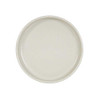 Cal-Mil 26131-6-139 Sorelle 6" Raised Rim White and Ivory Speckle Plate
