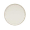Cal-Mil 26131-8-138 Sorelle 8" Raised Rim Black and Ivory Speckle Plate
